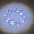 CLEAR QUARTZ BIG FREE FORM BRACELET