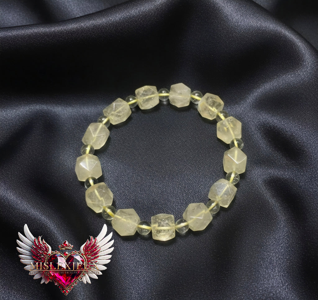 Libyan Dessert Glass Tetradecagon Bead Shape