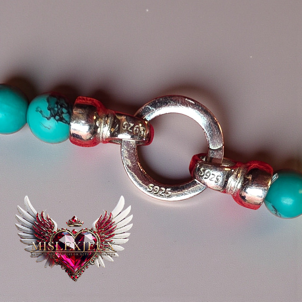 Turquoise Choker in S925
